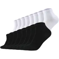 s.Oliver Kurzsocken "Socken 16er Pack", Herren, Gr. 39-42, bunt (weiß, schwarz), Obermaterial: 62% Baumwolle CO. 36% Polyester PES. 2% Elasthan EL., Socken Kurzsocken
