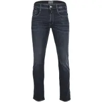 Replay Herren Jeans - Hyperflex ANBASS, Stretch Denim, Länge 32, Slim Fit Dunkelblau (Dark Indigo) / 33W/32L