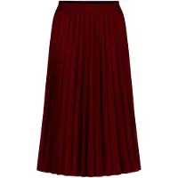Betty & Co Midirock mit Plissee in Fall Burgundy | Gr.: 42
