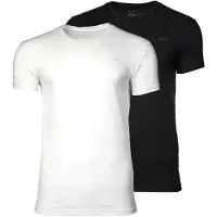 Gant für Herren. 900012008 2er Set T-Shirts Rundhalsausschnitt weiß, schwarz (XL), Lässig, Baumwolle, Kurzarm