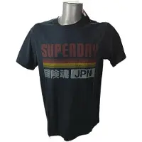Superdry für Herren. M1012211A Japan navy T-shirt (S), Lässig, Baumwolle, Kurzarm, Marine