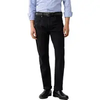 Hackett London für Herren. HM2100184 Schwarze Casual-Jeans (31/32), Lässig, Baumwolle