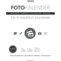 Sonstige Verlage Foto-Bastelkalender weiß 2022 - Do it yourself calendar A4