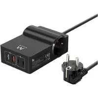 Ewent EW3992, 1,5 m, Drinnen, Typ F, Type EF (CEE 7/7), Abgewinkelt, 1 mm²
