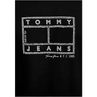 Tommy Hilfiger T-Shirt "TJM CENTER FLAG" mit Stempel-Logo, regular fit, Rundhals
