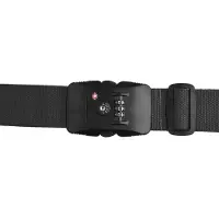 Rubytec Migrator TSA 3 Zifferblatt Gepäckband Schwarz