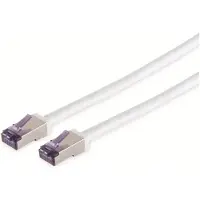 Smart MULTIMEDIA CAT.6a Netzwerkkabel Superflex, S/FTP, weiss, 1,0m