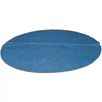 Intex UTF00160 blaue runde Solarfolie für freistehende Pools mit 2,44 m Durchmesser, PE-Bubblefolie 120 µm, Folien-Durchmesser 2,06 m