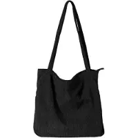 Benza Ibenzoa Damen Cord-Shopper – große Cordstoff-Tasche 45 x 12 x 36 cm, Henkelhöhe 32 cm, Hauptfach mit Reißverschluss, Innenfach & 2 Einsteckfächer, komfortabler Schulterriemen