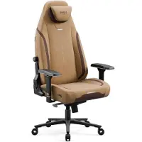Diablo Chairs Diablo X.Eye Prime Gaming Stuhl mit Kühlfunktion Bürostuhl Schreibtischstuhl, Belastbar bis 140 kg, Größe Normal, Farbe Camel Brown