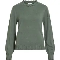Vila Vinoa Stehkragen Strickpullover