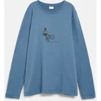 S.oliver Langarmshirt bedruckt, Rundhalsausschnitt, Baumwolle