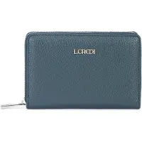L.credi Geldbörse Perla Zip Around Wallet Night Sea blaugrau