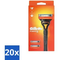 Gillette Fusion 5 Rasierklingen – Ergonomisches Design – 2 Ersatzklingen - Vorteilspack - 20 Stücke