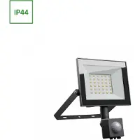 Spectrum LED Fluter Noctis Lux 4 Schwarz IP44 30W 2500lm Tageslicht 6000K kaltweiß mit Bewegungsmelder