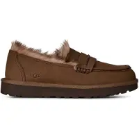 Ugg für Damen. 1183310 Mokassins aus Leder Ellis Nubuck Loafer braun (38), Wohnung, Nobuck, Keine, Lässig
