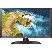 LG HD 24TQ510S-PZ, 59,9 cm (23.6"), 1366 x 768 Pixel, LED, Smart-TV, WLAN, Schwarz, Grau