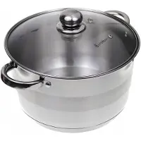 Elitehoff Traditioneller Edelstahltopf 6,5L Induktion 24cm