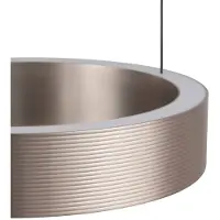 Brilliant LED-Pendelleuchte Axion, schwarz/braun, Ø 25 cm, CCT