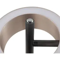 Brilliant LED-Tischleuchte Axion, schwarz/braun, Höhe 45 cm, CCT