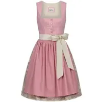 Nübler Dirndl NÜBLER "Dirndl midi Gina", Damen, Gr. 48, EURO, rosa, Obermaterial: 100% Polyester PES., Kleider Dirndl