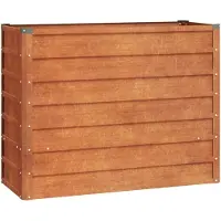 vidaXL Hochbeet Rostig 100x40x77 cm Cortenstahl