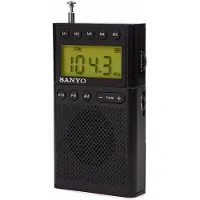 Sanyo Tragbares Digital-Radio Schwarz AM/FM