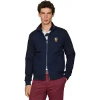 Hackett London für Herren. HM5800160 Hybrid Sweatshirt marineblau (XL), Lässig, Baumwolle