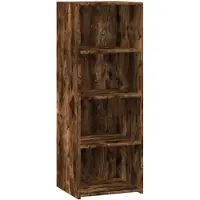 vidaXL Highboard Räuchereiche 45x41x124 cm Holzwerkstoff