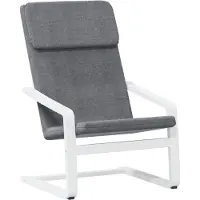 vidaXL Relaxsessel Dunkelgrau Stoff