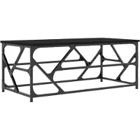vidaXL Couchtisch Schwarz 100x50x40 cm Holzwerkstoff