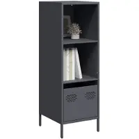 vidaXL Highboard Anthrazit 35x39x103,5 cm Stahl