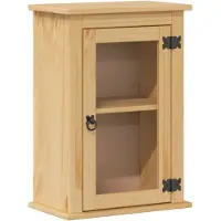 vidaXL Bad-Wandschrank Corona 45x27x64,5 cm Massivholz Kiefer