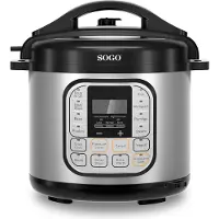 Sogo Inox 6l 1000w Schnellkochtopf