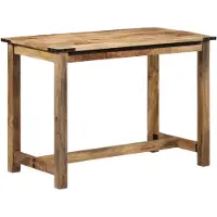 vidaXL Esstisch 110x55x75 cm Massivholz Mango