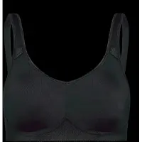 Dorina Sport-BH "FLEX", Damen, Gr. 100, Cup D, schwarz, Obermaterial: 75% Polyamid, 15% Polyester, 10% Elasthan, unifarben, bequem, BHs Sport-BH, mit atmungsaktiven Mesh-Trägern
