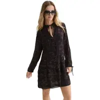 Scotch & Soda Ufu01637t Langärmliges Kurzes Kleid