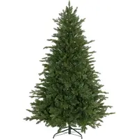 HOMCOM Weihnachtsbaum Künstlich 180 cm Christbaum mit 1821 Spitzen, Grün