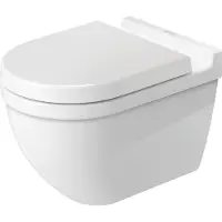 Duravit Wand-WC, Tiefspüler Starck 3 36,5x54cm, 4,5 l, weiß WonderGliss