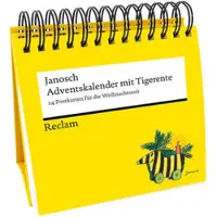 Reclam Adventskalender mit Tigerente. 24 Postkarten für die Weihnachtszeit