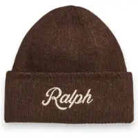 Ralph Lauren für Herren. 449P20248003 Braune Ralph-Mütze von Cooper (OSFA), Lässig, Wolle