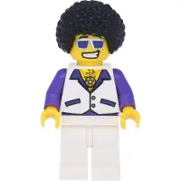 LEGO Minifigur aus der Serie 2: Disco Tänzer im Stil der 80er Jahre