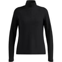 Odlo - Women's Essential Warm Mid Layer 1/2 Zip - Funktionsshirt Gr M schwarz