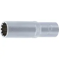 Bgs 10255 Steckschlüssel-Einsatz "Gear Lock", 12,5 (1/2), tief, 15 mm