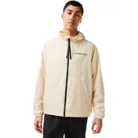 Lacoste Herren-Regenjacke mit Kapuze, beige M/L