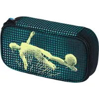 Benza Ibenzoa Federmäppchen – geräumiges Etui mit 2 Fächern, 12 Stifthalter, Reißverschluss-Innenfach & Stundenplan-Fach, 23 x 12 x 5 cm, für Jungen & Mädchen