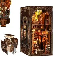Honeywell Kunstvolles Book Nook Holzset mit LED-Licht Viktorianisches Design Sammlerstück
