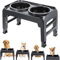 Markenlos Hundebett 80 x 60 cm, gelenkunterstützend, weich gepolstert, für mittelgroße & große Hunde, drinnen & draußen