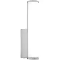 Gea Luce GAP 7W LED-Wandleuchte, 640 lm, 3000 K, mattweißes Aluminiumgehäuse, Schutzart IP44, Opal-Diffusor – Modernes Design –