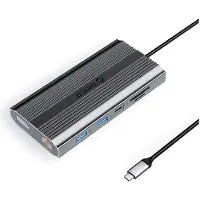 ORICO XDR 12-in-1 USB-C Dockingstation mit USB-A-, USB-C-, 2x HDMI 4K 60Hz